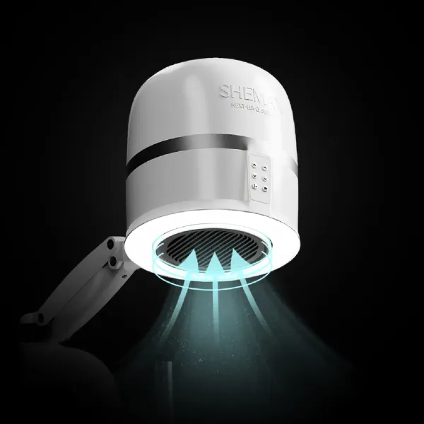 Le Duo Pro Shemax aspire la poussière par le haut