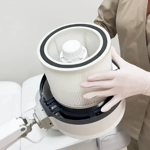 Comment enlever le filtre de l'Aspirateur manucure lampe LED Duo Pro Shemax