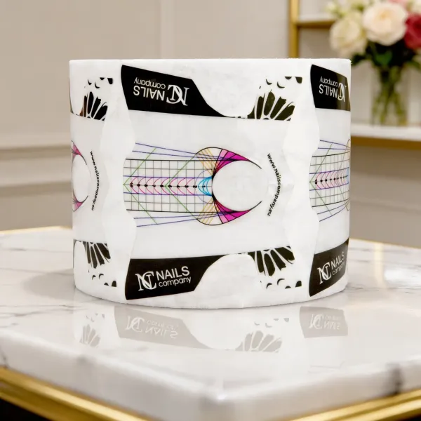 Chablons Transparents pour la Pose de Faux Ongles