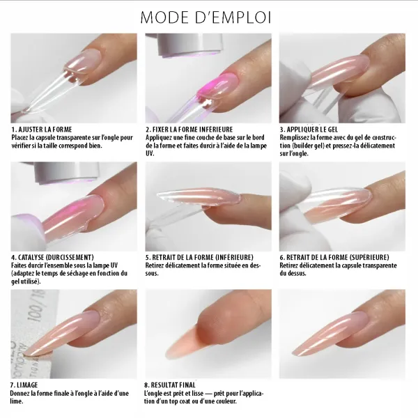 Comment poser des popits ongles forme sandwich