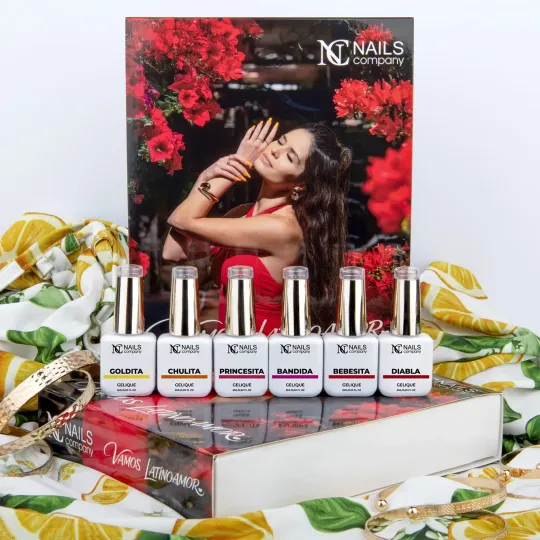 Coffret de 6 vernis semi-permanents néons Vamos LatinoAmor
