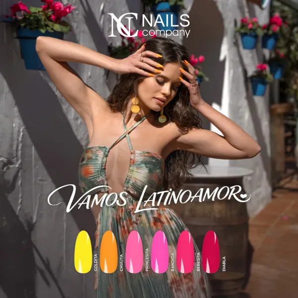 Kit de 6 vernis semi-permanents néons Vamos LatinoAmor