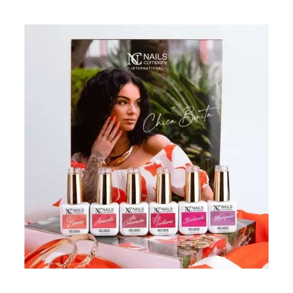 kit de 6 vernis semi-permanents Chica Bonita