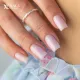 Inspiration ongles rose lavande Smart Pro Pink Affair