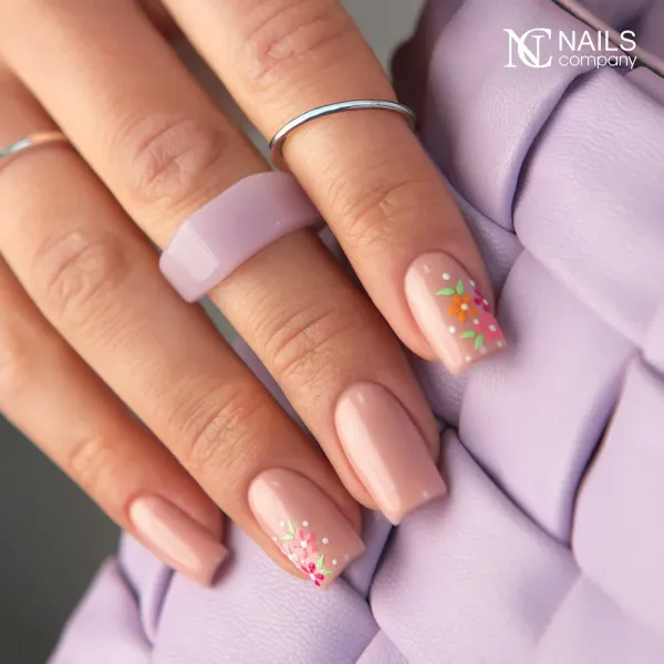 Nails inspiration Rubber Base rose nude Smart Pro Skin Echo