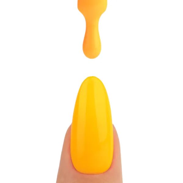 Vernis semi-permanent orange fluo Chulita