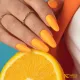 Inspiration ongles orange fluo Chulita