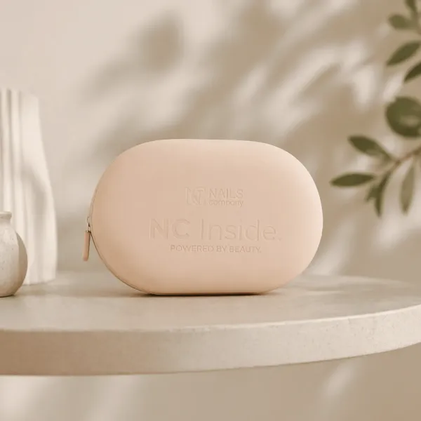 Trousse beige en silicone Nails Company