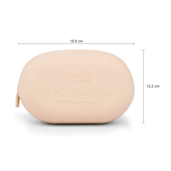 Trousse beige en silicone Nails Company