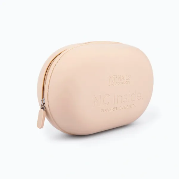 Trousse beige en silicone Nails Company