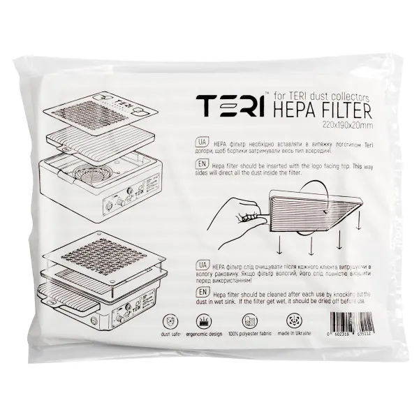 Filtre Hepa pour aspirateur Teri
