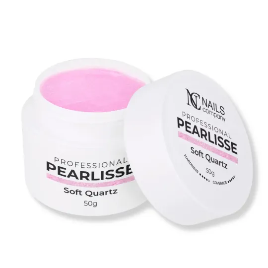Soft Quartz est un gel UV de construction rose avec un effet perlé.