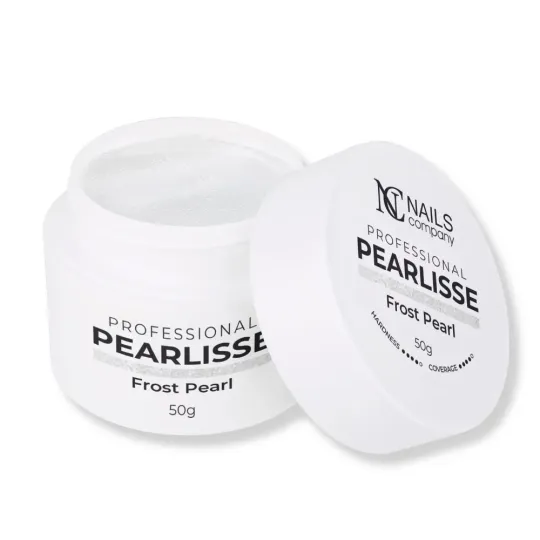 Frost Pearl est un gel UV de construction blanc avec un effet perlé.