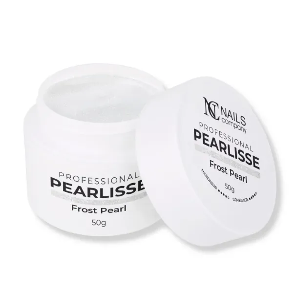 Frost Pearl est un gel UV de construction blanc avec un effet perlé.