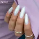 Inspiration ongle mermaid effect blanc