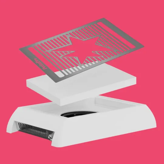 Aspirateur à Ongles Petite Pro Shemax Rose
