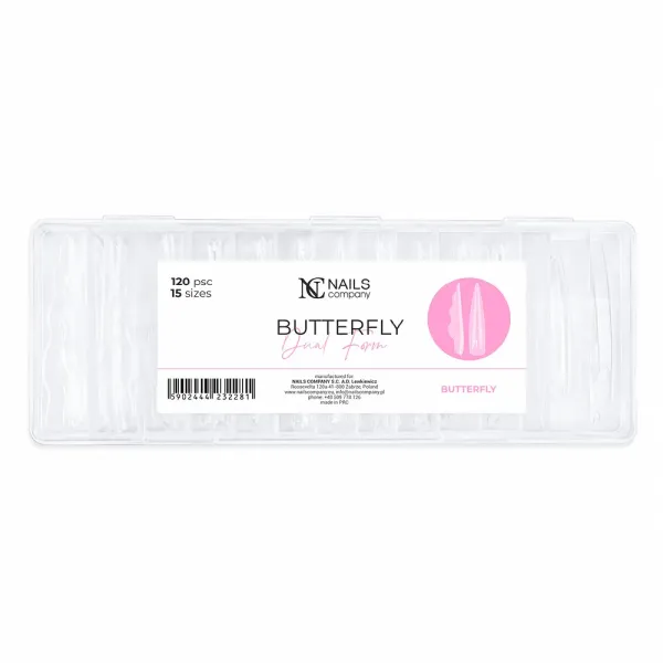 Boîte de popits forme Butterfly -150 pcs