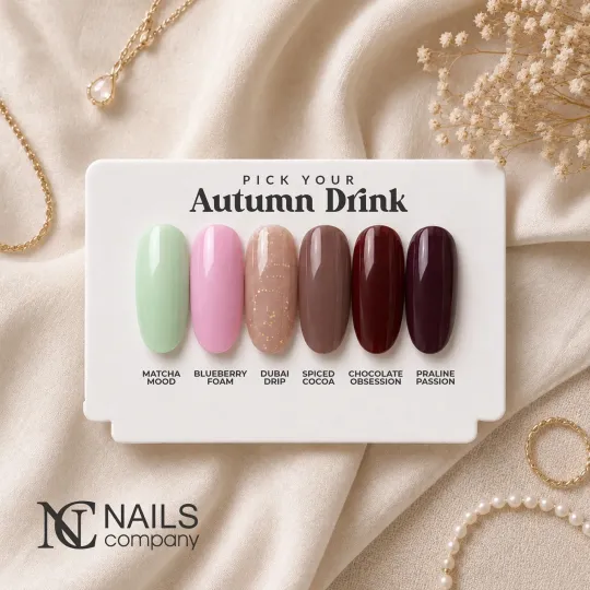 kit de 6 vernis semi permanents automnales "Pick Your Autumn Drink"