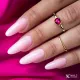 Inspiration ongles Nudes Rose Flash