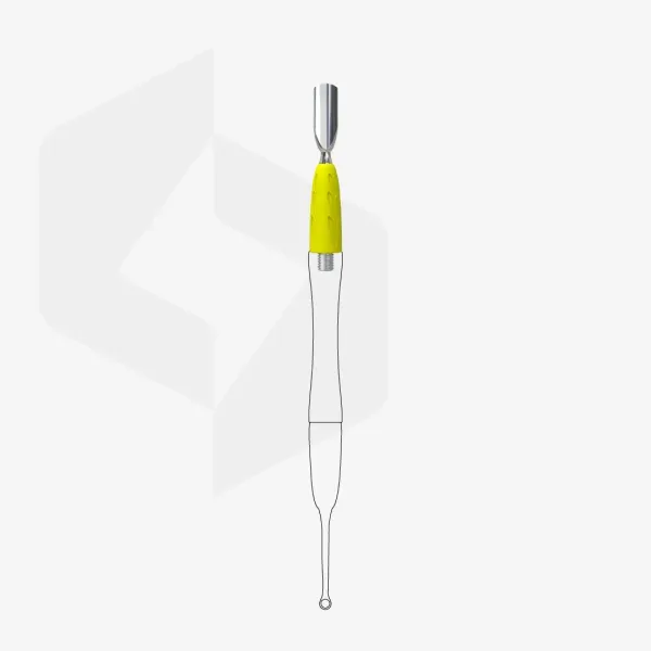 Embout Repousse-Cuticules Arrondi Étroit UNIQ Combo 16 Staleks Pro