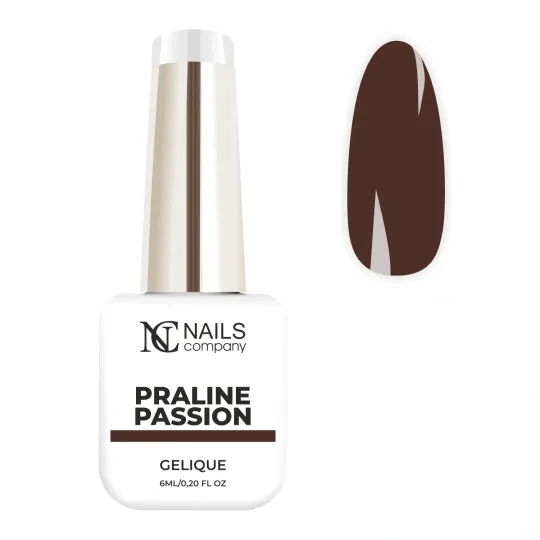 Vernis Semi Permanent brun bordeaux Praline Passion - Sans Hema