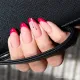 Inspiration ongle rose fuchsia