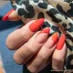 Inspiration ongle rouge corail