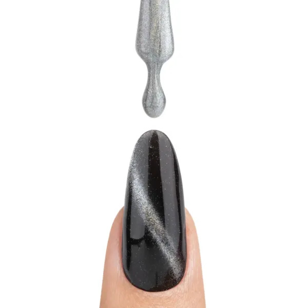 Top Coat Effet Cat Eye argenté My Look