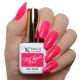Vernis semi permanent rose néon Not Quite Red de la collection Nails Talk.