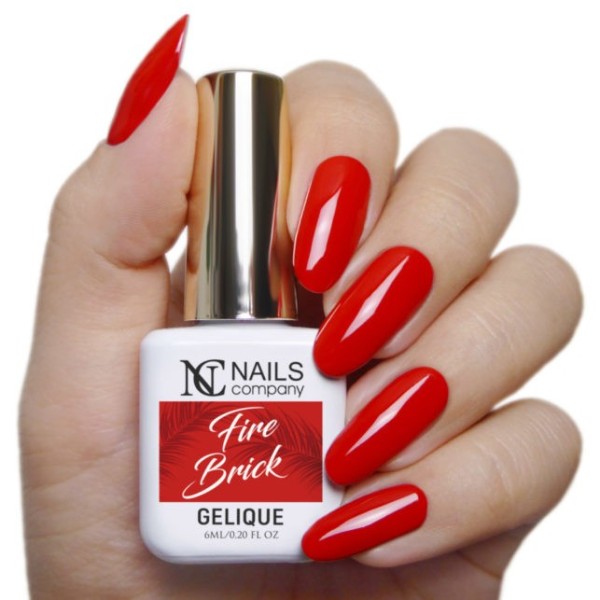 vernis semi permanent rouge Fire Brick 6ml