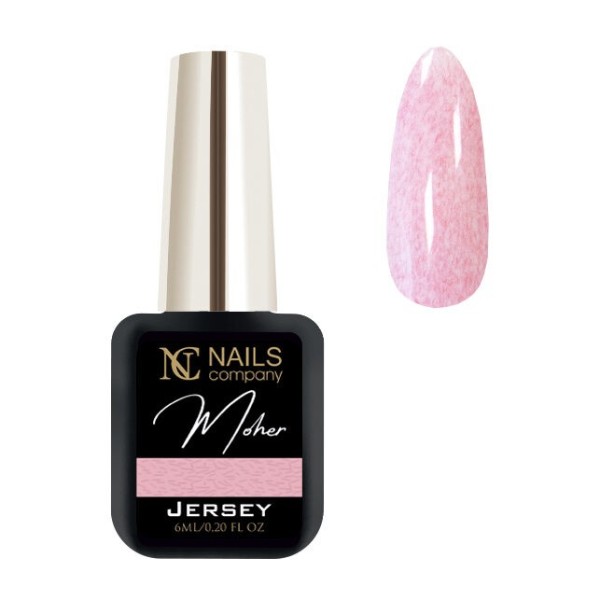 Vernis semi-permanent rose effet fibre Jersey - Moher