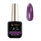 Vernis semi-permanent effet fibre violet Velours - Moher