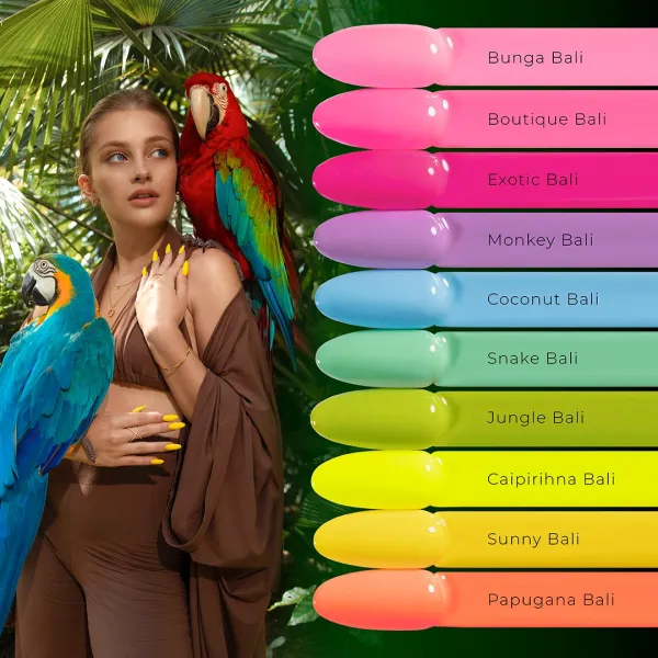 Collection vernis TROPICAL MADNESS 10 couleurs 