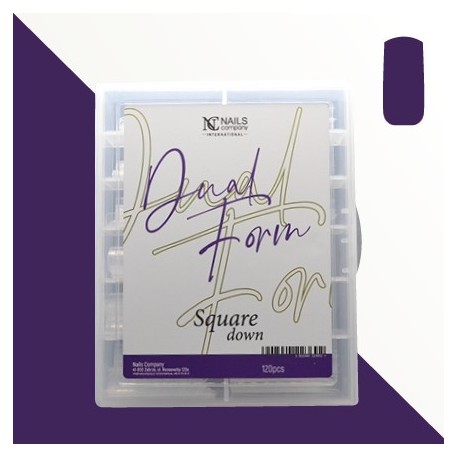 Dual Form Square Down-totally clear 120 pcs