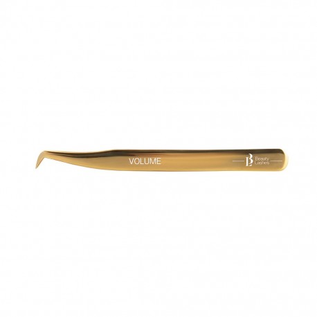 Pince Volume Gold + Etui Beauty Lashes