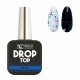 gel uv de finition avec des paillettes bleusDrop Top Blue 11ml