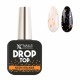 gel uv de finition avec des paillettes oranges Drop Top Neon Orange 11ml