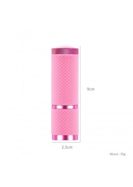 Mini lampe de poche 9 LED Led portable rose