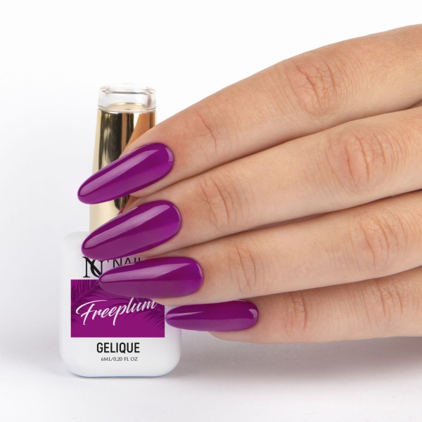 vernis violet néon Freeplum - Wow nails