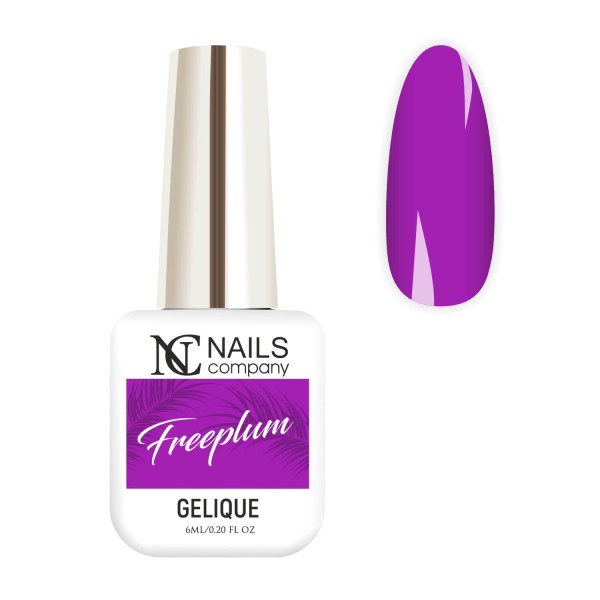 vernis violet néon Freeplum - Wow nails