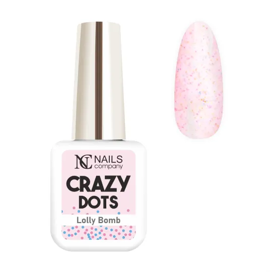 Vernis semi-permanent sans Hema Lolly Bomb, collection Crazy Dots