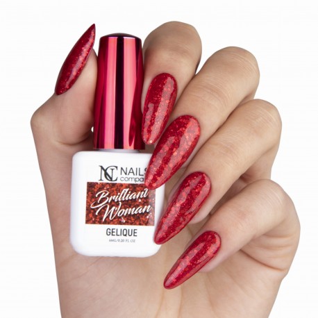 vernis rouge pailleté Brilliant Woman - BE MY VALENTINE