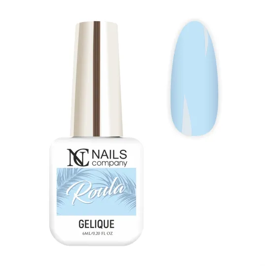 Vernis semi-permanent bleu pastel Roula, collection No Name