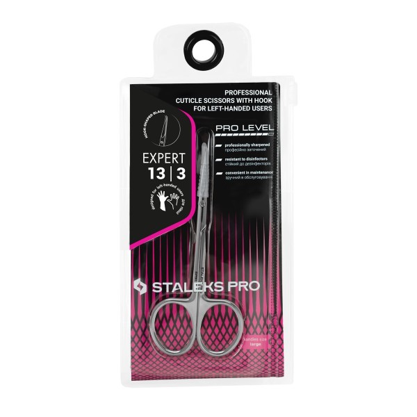 Ciseaux cuticules Staleks pour gauchers Expert 13 type 3