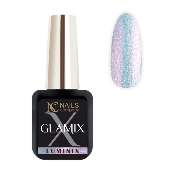 gel UV effet sirène bleu Luminix