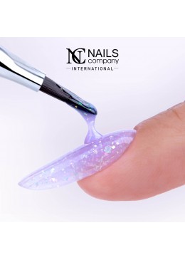 Gel UV violet pailletés Blueberry Cookie sans hema ni TPO