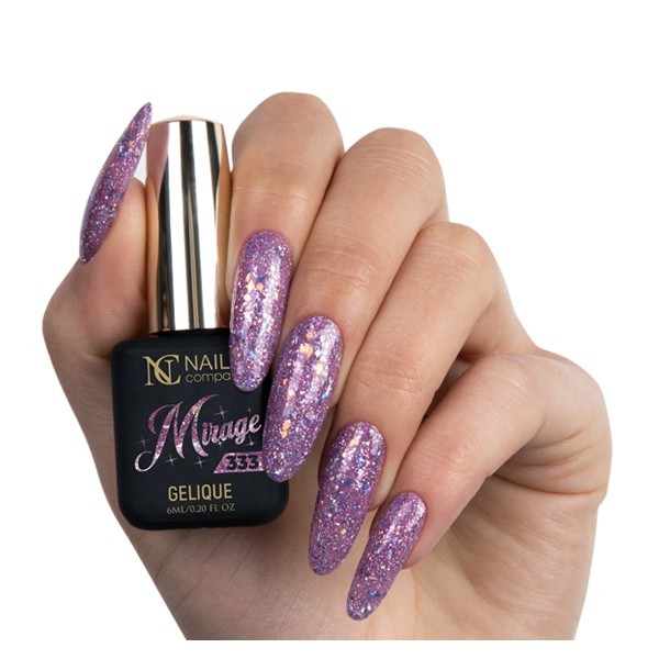 Collection glitter nails Mirage 6 couleurs