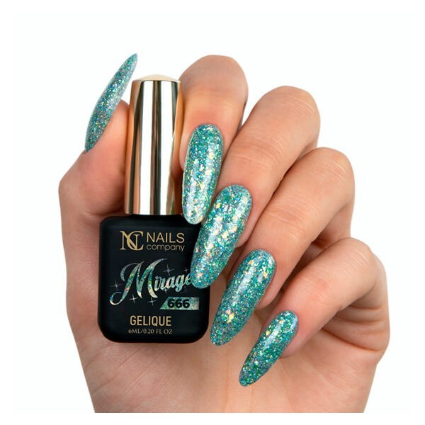 Collection glitter nails Mirage 6 couleurs