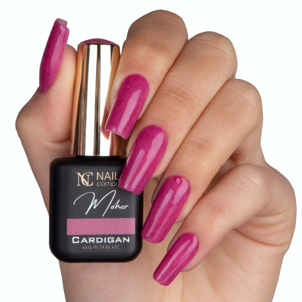 Vernis semi-permanent rose effet fibreCardigan - Moher