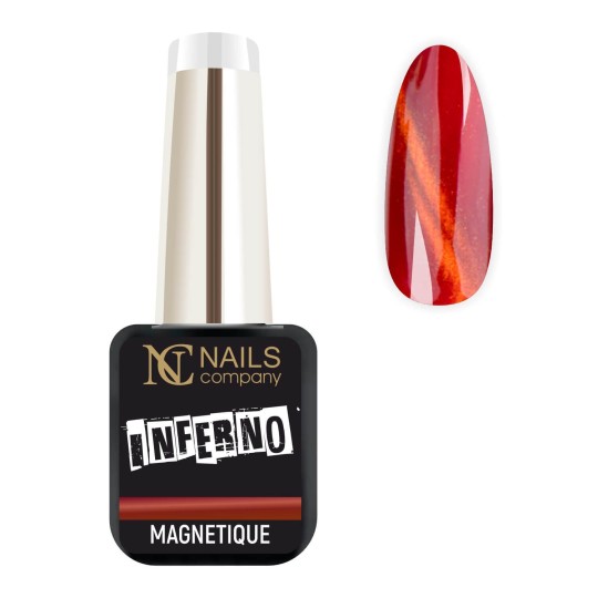 vernis magnétique orange Inferno